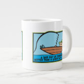 Funny Fisherman Jumbo-Tasse (Vorderseite Rechts)