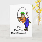 Funny Fisherman Retirement Card Karte (Gelbe Blume)