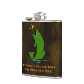 Funny Fisherman's Custom Flask Flachmann (Links)