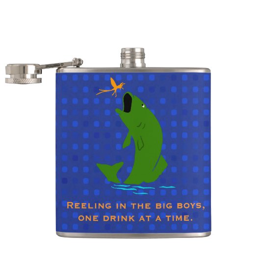 Funny Fisherman's Custom Flask Flachmann (Geöffnet)