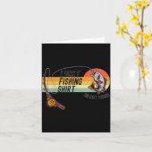 Funny Fisherman's Lucky Fishing Shirt - Do Not Wa- Karte (Gelbe Blume)