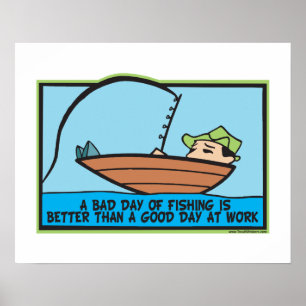Funny Fisherman's Poster