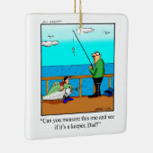 Funny Fishermen Spaß Keramikornament (Rechts)
