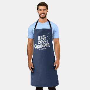 Funny Fishing Angeln Cool Opa Väter Tagesgeschenk Schürze