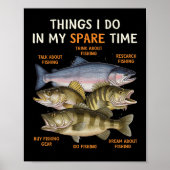 Funny Fishing Apparel For Men, Youth And Boys _ B Poster (Vorne)