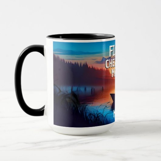 Funny FISHING: Billiger als Ehe Tasse (Links)