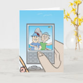 Funny Fishing Birthday Card Karte (Gelbe Blume)