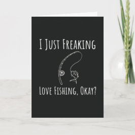 Funny Fishing Cards Fisherman Humor Angling Karte