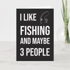 Funny Fishing Cards Husband Boyfriend Humor Fisher Karte