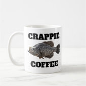 Funny Fishing Crappie Coffee Pun Angler Outdoor Kaffeetasse (Links)