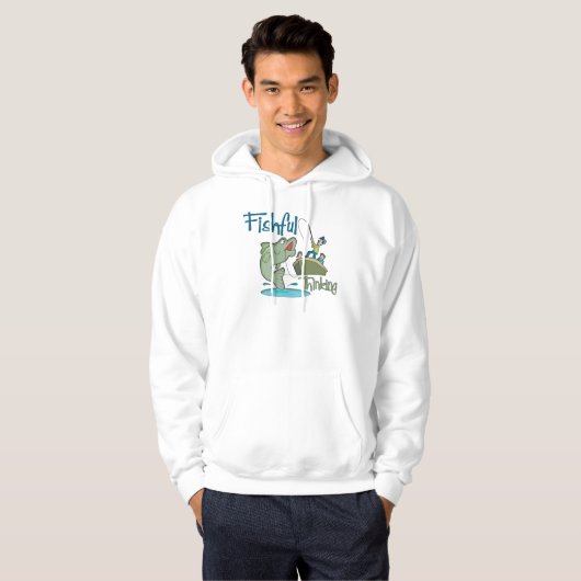 Funny Fishing - Fishful Thinking Hoodie (Vorne ganz)