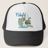 Funny Fishing - Fishful Thinking Truckerkappe (Vorderseite)
