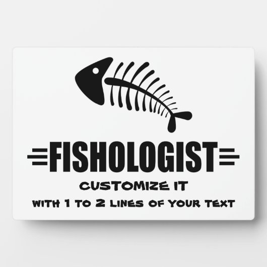 Funny Fishing Fotoplatte (Vorderseite)