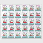 Funny Fishing Gag Geschenk Personalisiert Geschenkpapier (Flach)