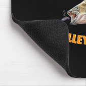 Funny Fishing Gewinner Gewinner Walleye Abendessen Mousepad (Ecke)