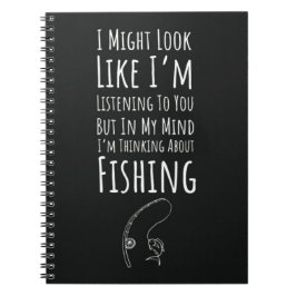 Funny Fishing Gifts Humorous Fisherman Hobby Sport Notizblock