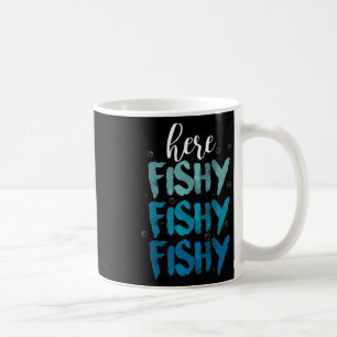 Funny Fishing Hier Fischen Liebe Summer Lake Gesch Kaffeetasse