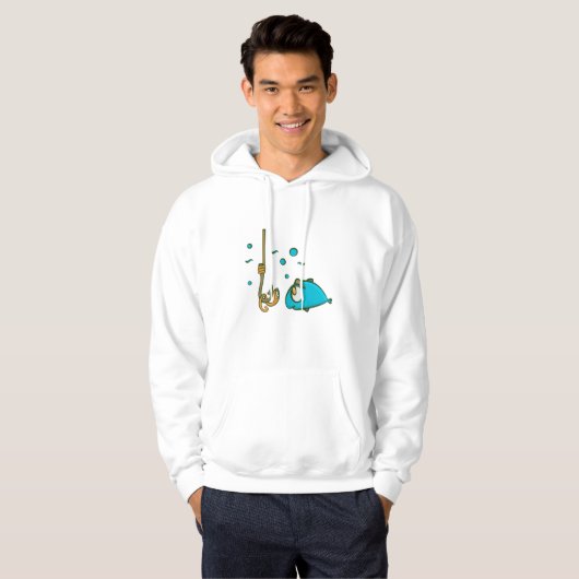 Funny Fishing Hoodie (Vorne ganz)