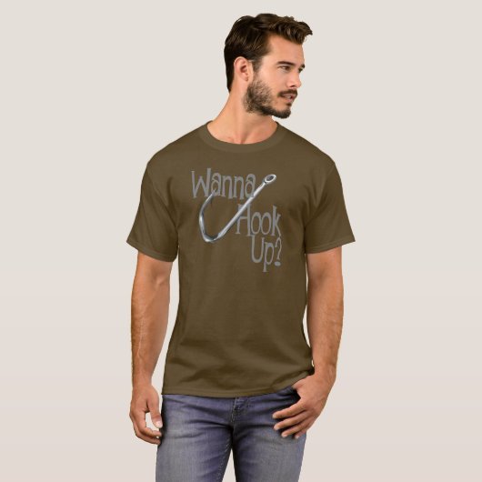 Funny Fishing - Hook UP Verabredet T-Shirt (Vorne ganz)