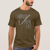 Funny Fishing - Hook UP Verabredet T-Shirt (Vorderseite)