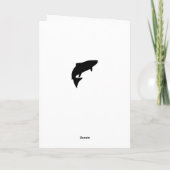 Funny Fishing Humor Coupons Father's Day Card Karte (Rückseite)