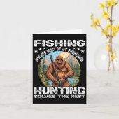Funny Fishing Junting Halloween Spaß Hunter Karte (Gelbe Blume)