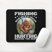 Funny Fishing Junting Halloween Spaß Hunter Mousepad (Mit Mouse)