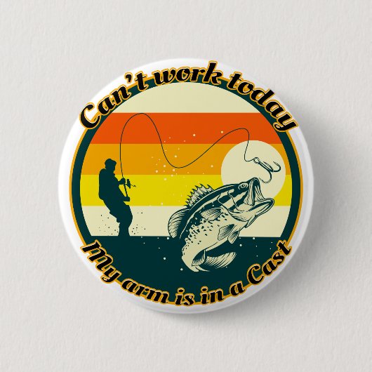 Funny Fishing kann heute nicht mehr funktionieren Button (Vorderseite)