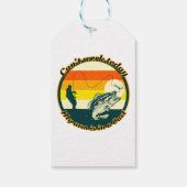 Funny Fishing kann heute nicht mehr funktionieren Geschenkanhänger (Rückseite)