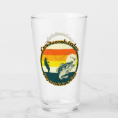 Funny Fishing kann heute nicht mehr funktionieren Glas (Rückseite)