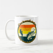 Funny Fishing kann heute nicht mehr funktionieren Kaffeetasse (Links)