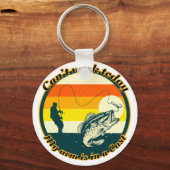 Funny Fishing kann heute nicht mehr funktionieren Schlüsselanhänger (Rückseite)