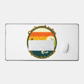 Funny Fishing kann heute nicht mehr funktionieren Schreibtischunterlage (Tastatur & Maus)