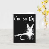 Funny Fishing Karte (Gelbe Blume)