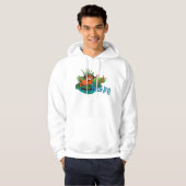 Funny Fishing - Katzenfischerei Hoodie (Vorne ganz)