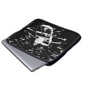 Funny Fishing Laptopschutzhülle (Vorne Knopf)