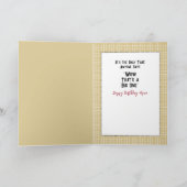 Funny Fishing Männlicher Cartoon Geburtstag Karte (Innenseite)