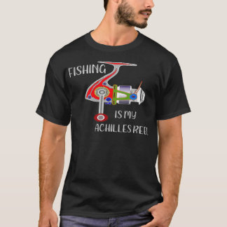 Funny Fishing: Meine Achilles Reel Vads fade T-Shirt