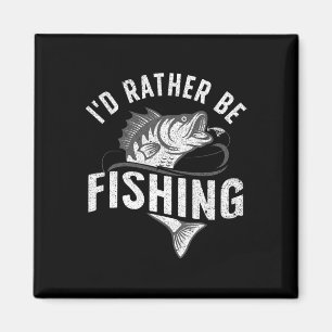 Funny Fishing Neuartiges Design für Männer Frauen Magnet
