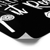 Funny Fishing Pole Behalte It Reel Joke Geschenk Poster (Ecke)