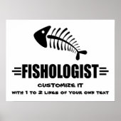 Funny Fishing Poster (Vorne)