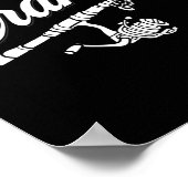 Funny Fishing Reel Pub Shirt Poster (Ecke)