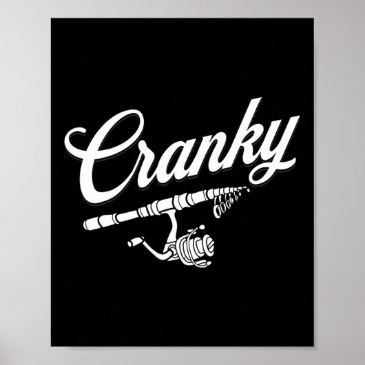 Funny Fishing Reel Pub Shirt Poster (Vorne)