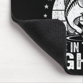 Funny Fishing Sayings For Men In Their Eighties Fi Mousepad (Ecke)