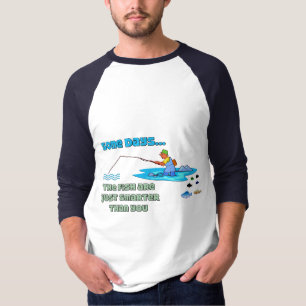 Funny Fishing Shirt Fischen Spaß Fisch ist klüger