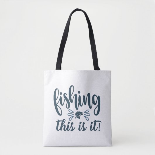 Funny Fishing Shirt mit Slogan Tasche (Vorderseite)