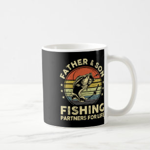 Funny Fishing Shirt Pater Son Matching B Fish Vate Kaffeetasse