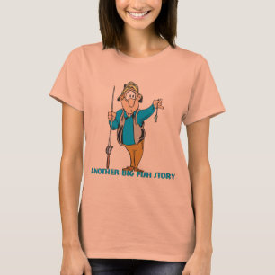 Funny Fishing Shirt Spaß Angeln Große Fische