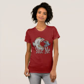 Funny Fishing Shirt Spaß Fischen Beißen (Vorne ganz)