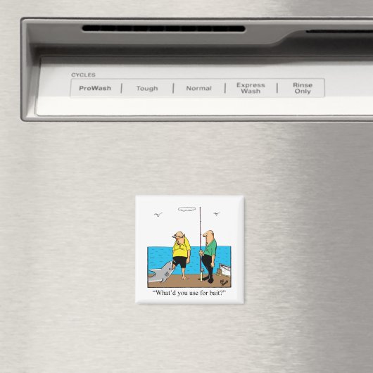 Funny Fishing Spaß Magnet (In Situ (Geschirrspüler))